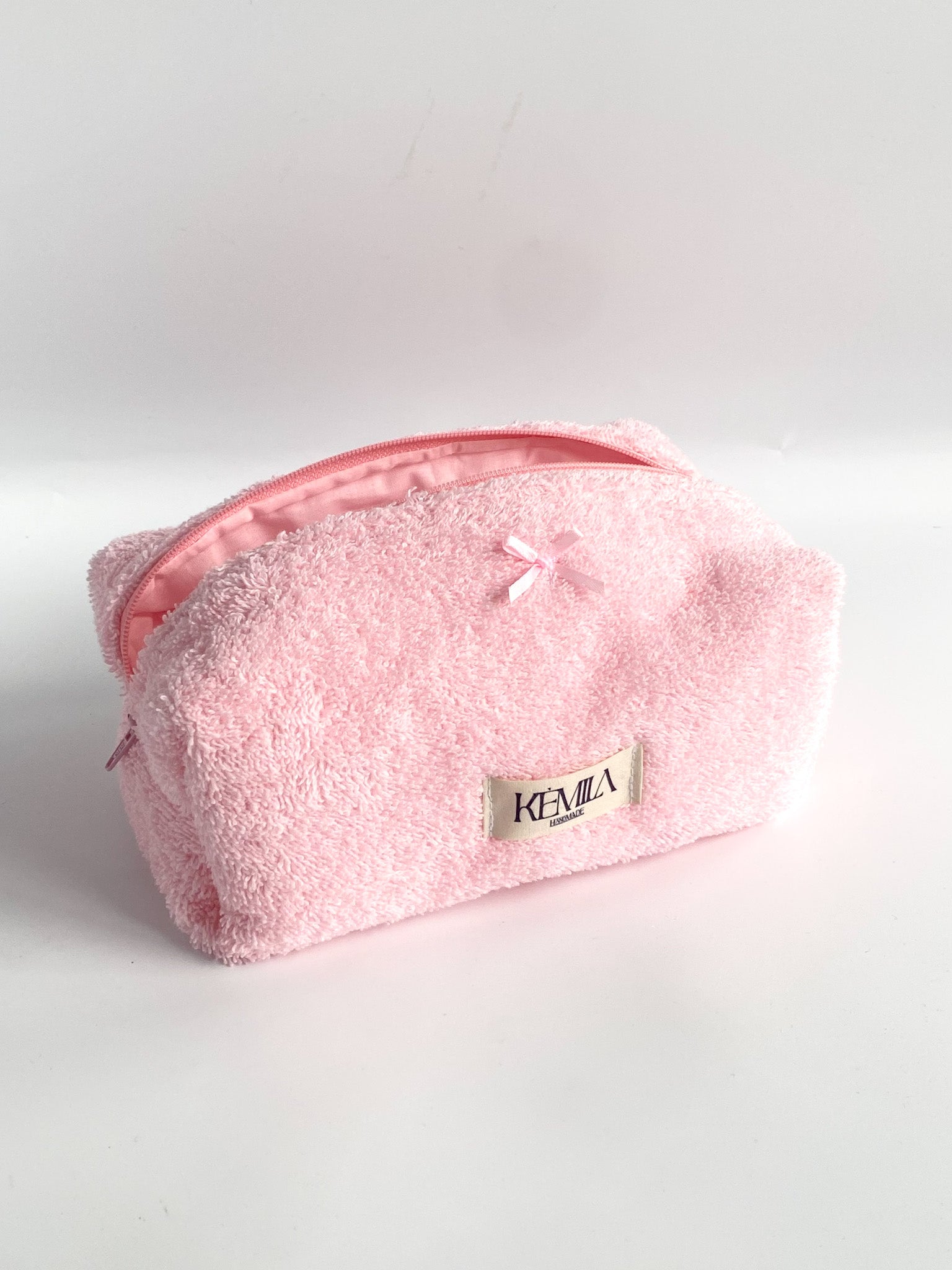 Beauty Bag Rosa Tenue Piccola - Pochette Artigianale